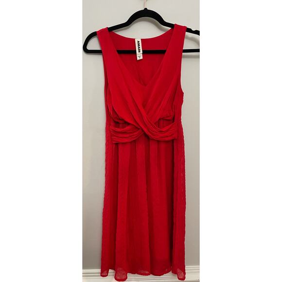 Anthropologie Amadi Red Cross Front Dress Size Small - Picture 4 of 9